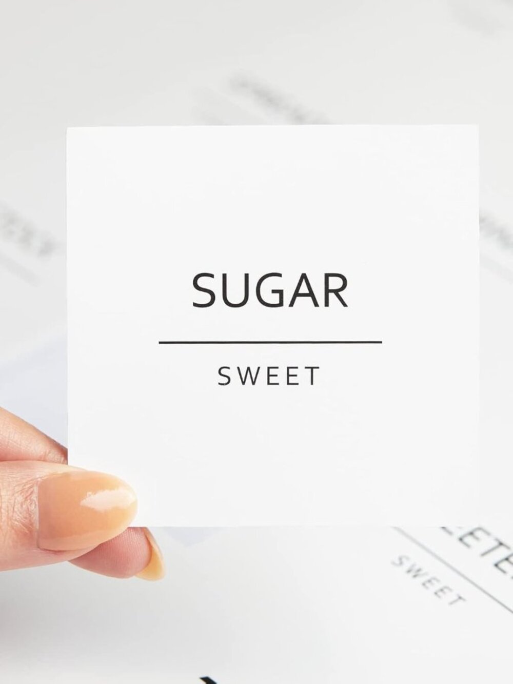 Pantry Labels for Containers - 144 Matte Vinyl Stickers, 2.5 x 2.5 in, Black on - Picture 8 of 9